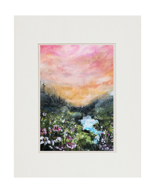 "Pink Hour Play" - Original Painting