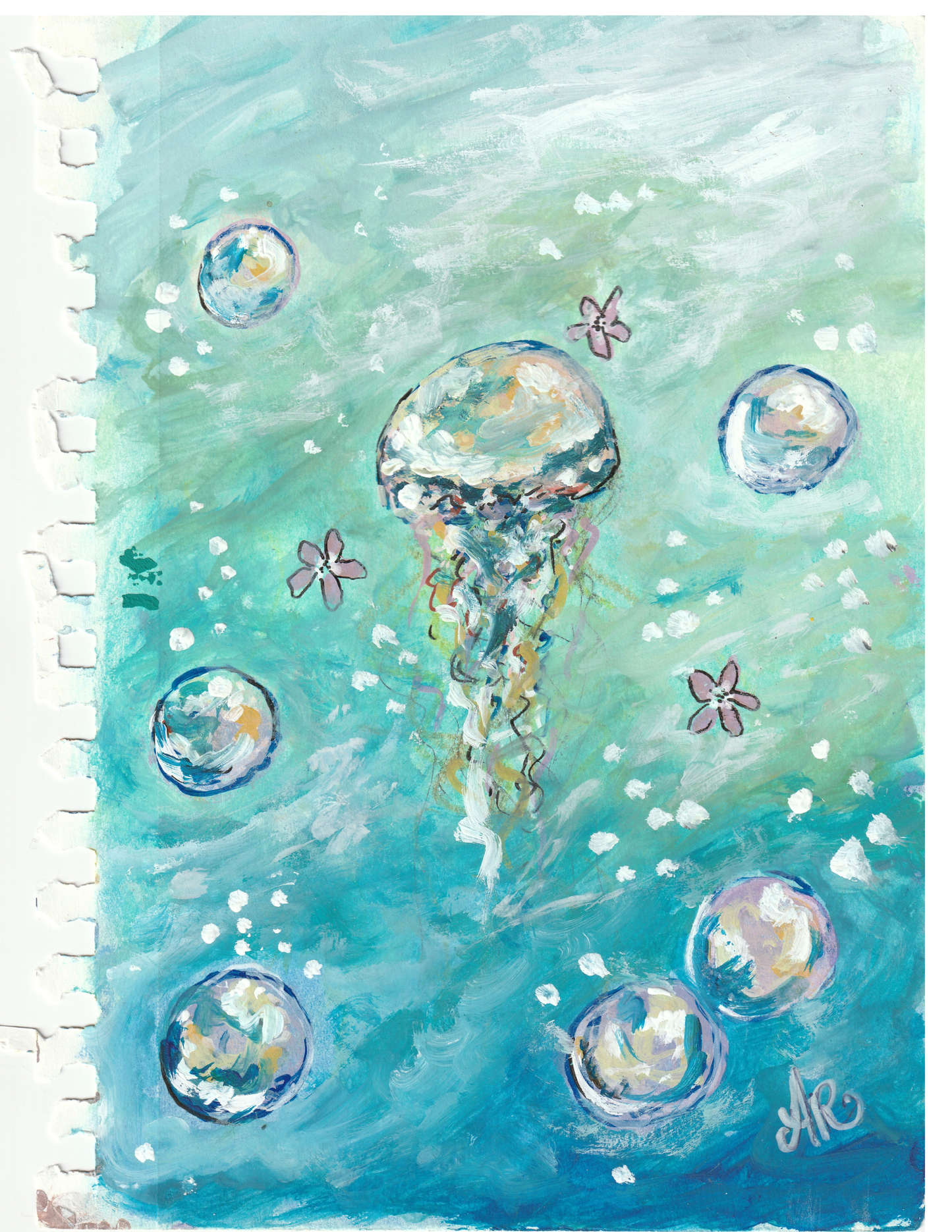 "Water Bees" Original Painting