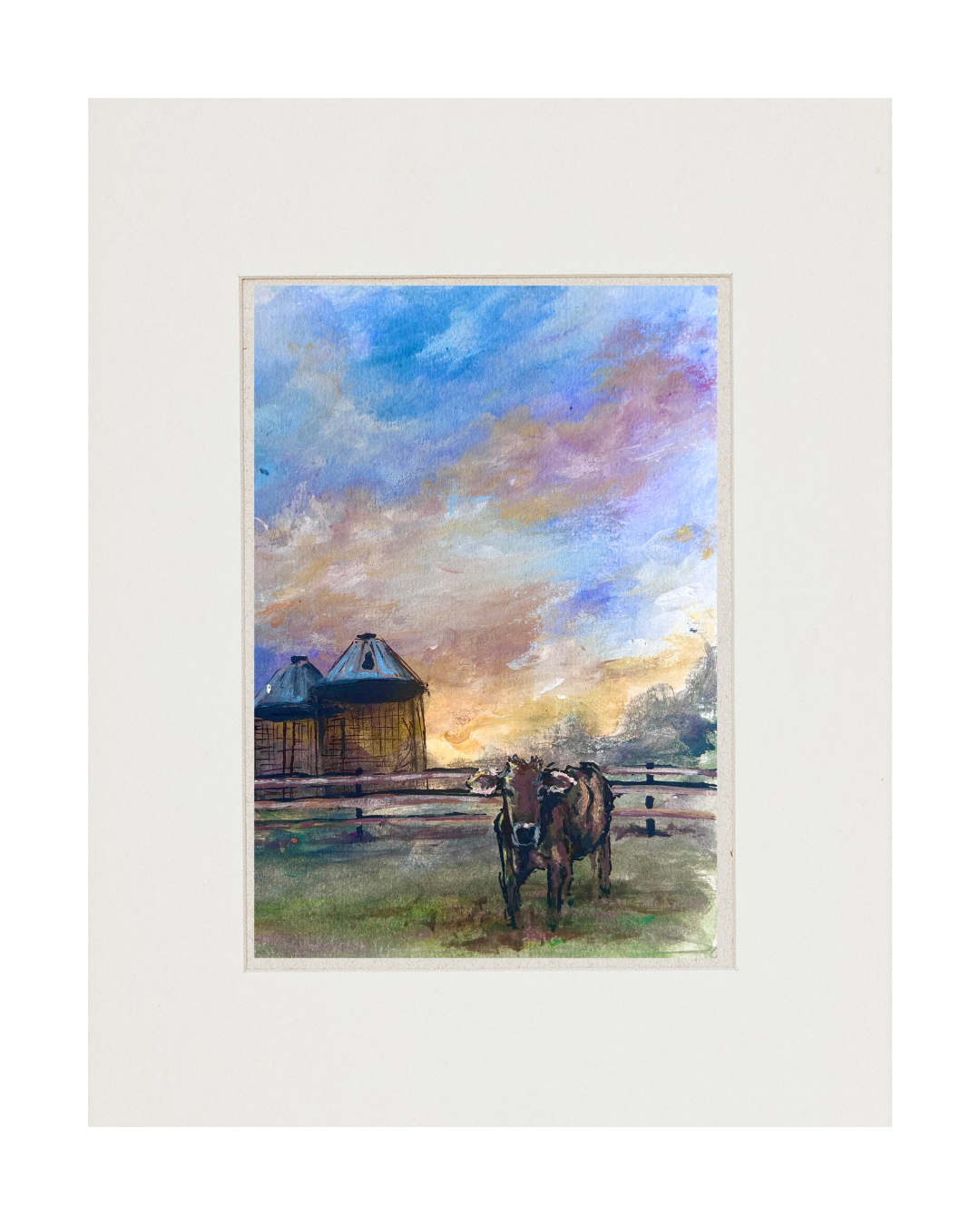 "Easter at the Farm" - Original Painting