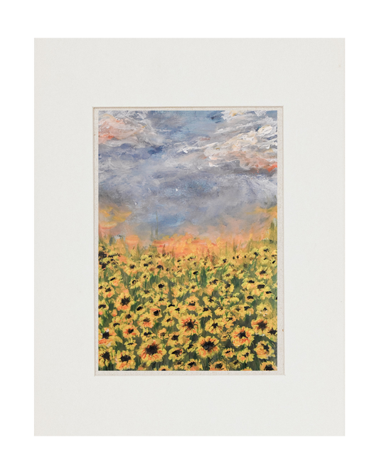 "You Are My Sunshine" - 8x10 Matted Painting