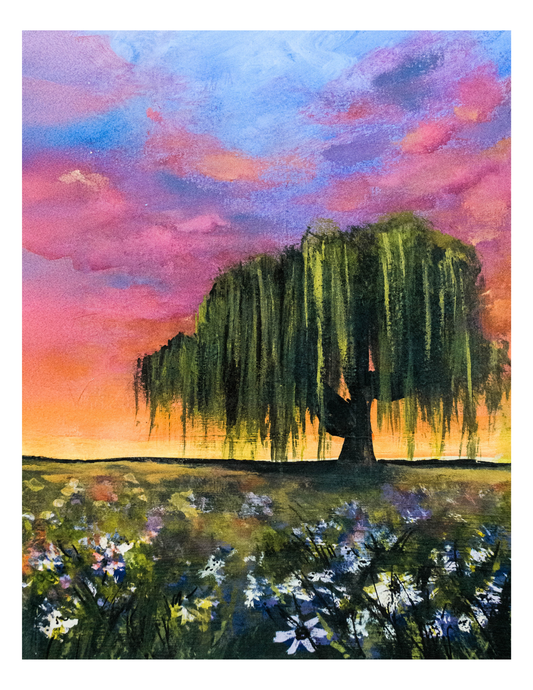 "My Favorite Tree" - 8x10 Matted Painting
