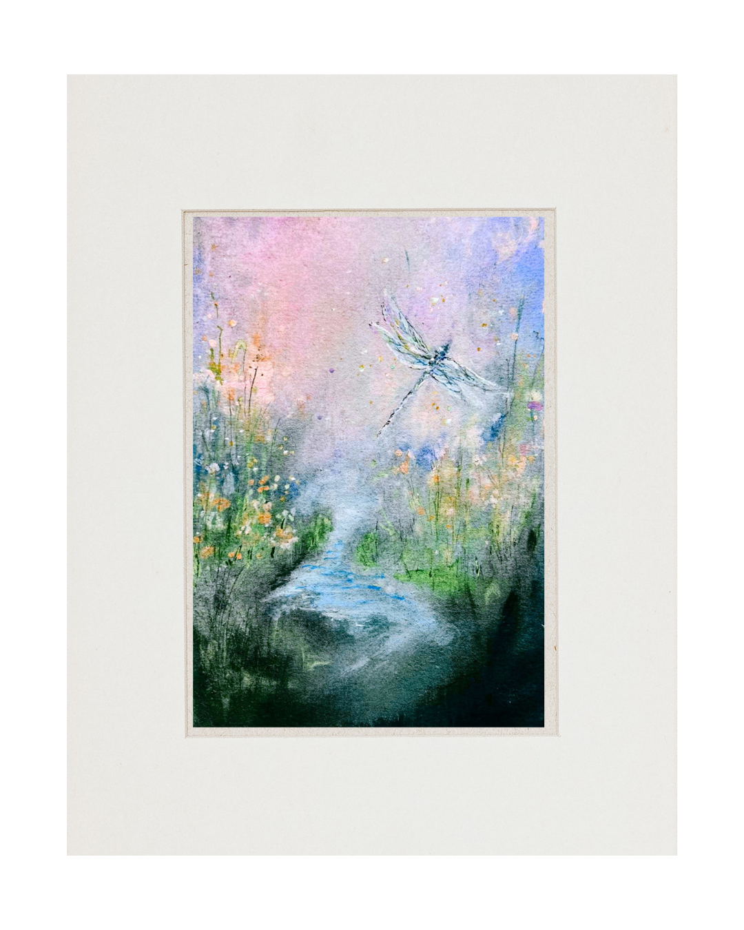 "Still With Me" - Dragonfly Art Print
