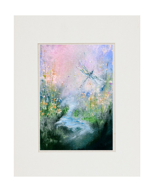 "Still With Me" - Dragonfly Art Print