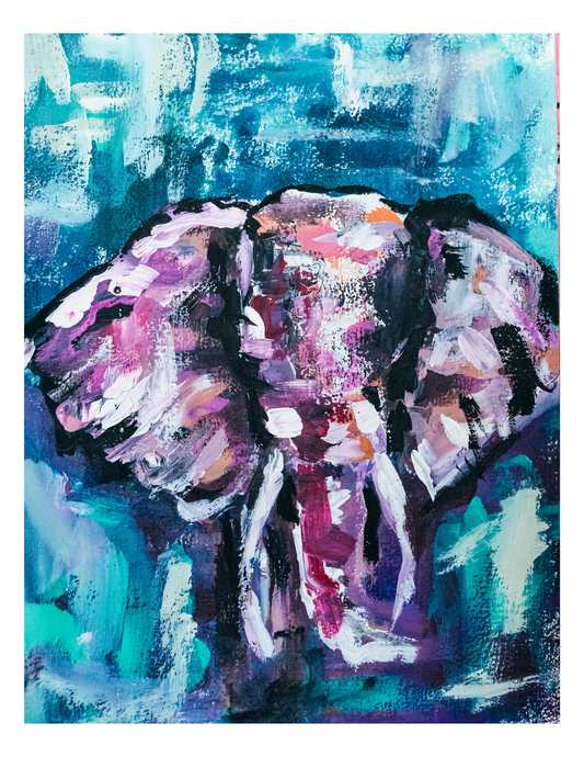 "Messy Elle" - Original Painting