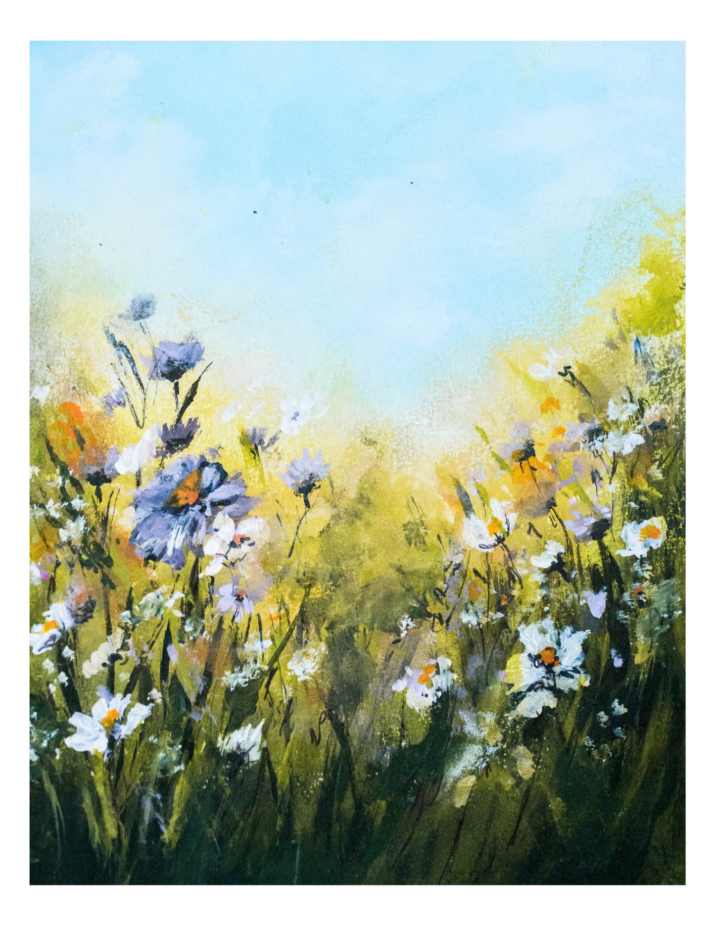 "Thinking of Warmer Days" - Original Painting