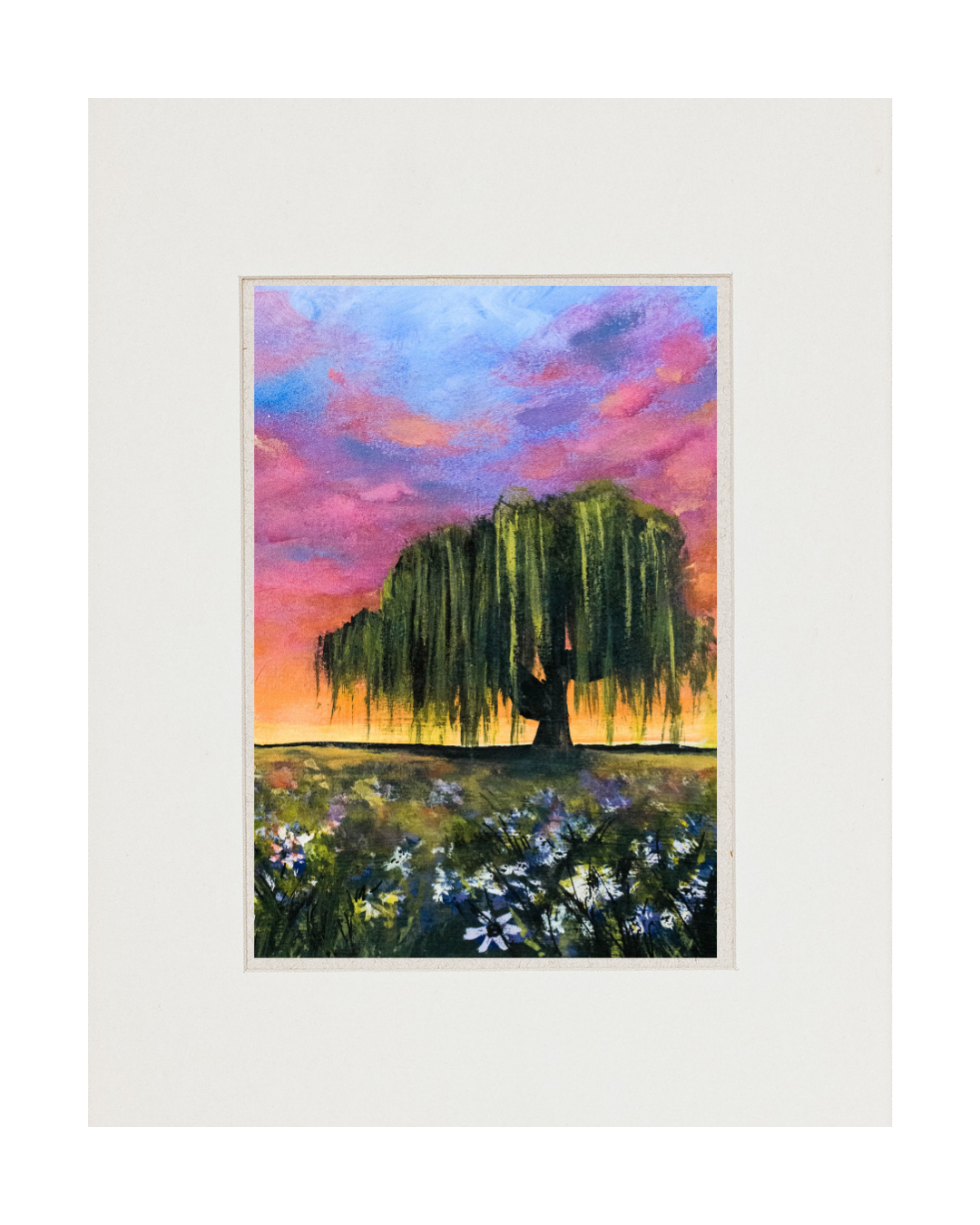 "My Favorite Tree" - 8x10 Matted Painting
