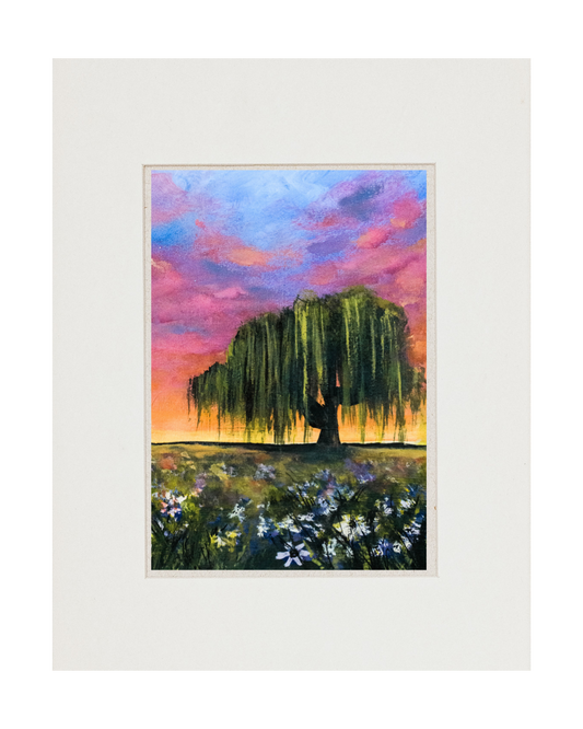 "My Favorite Tree" - 8x10 Matted Painting