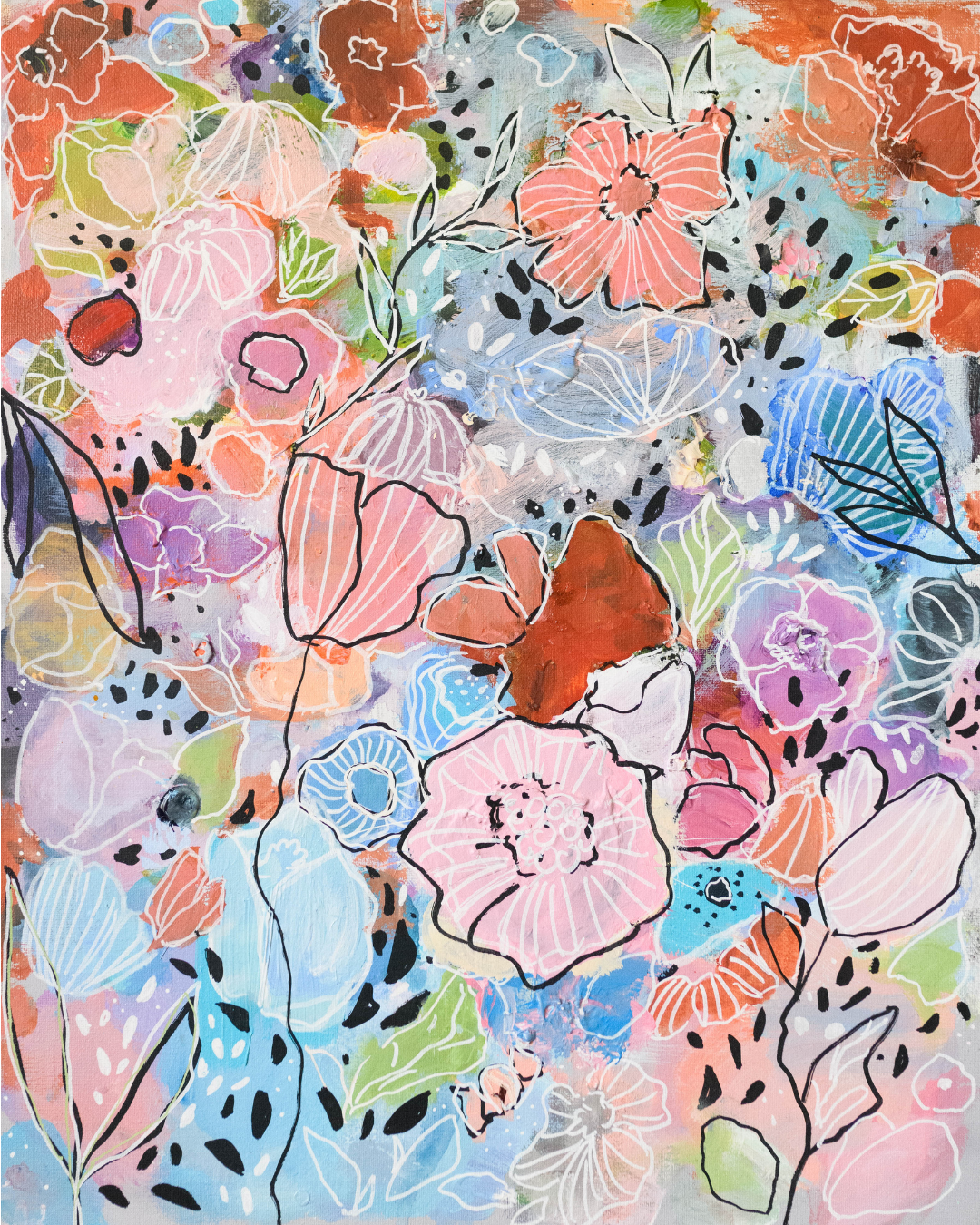 What A Lovely Mind You Have - 16x20 Painting