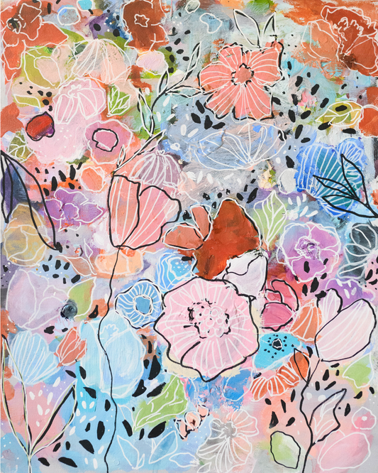 What A Lovely Mind You Have - 16x20 Painting