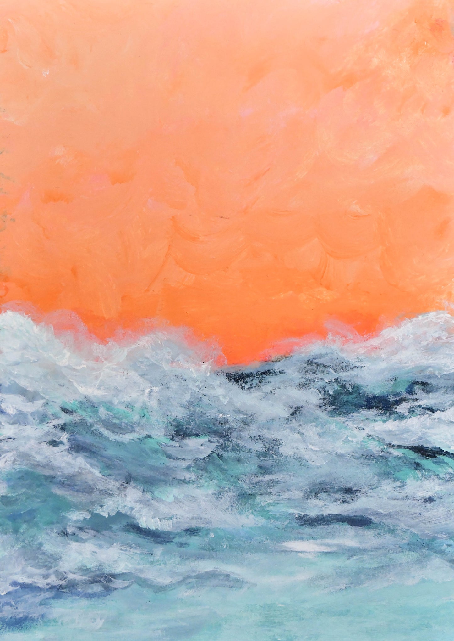 "Tropical Taffy Waves" - Original Painting