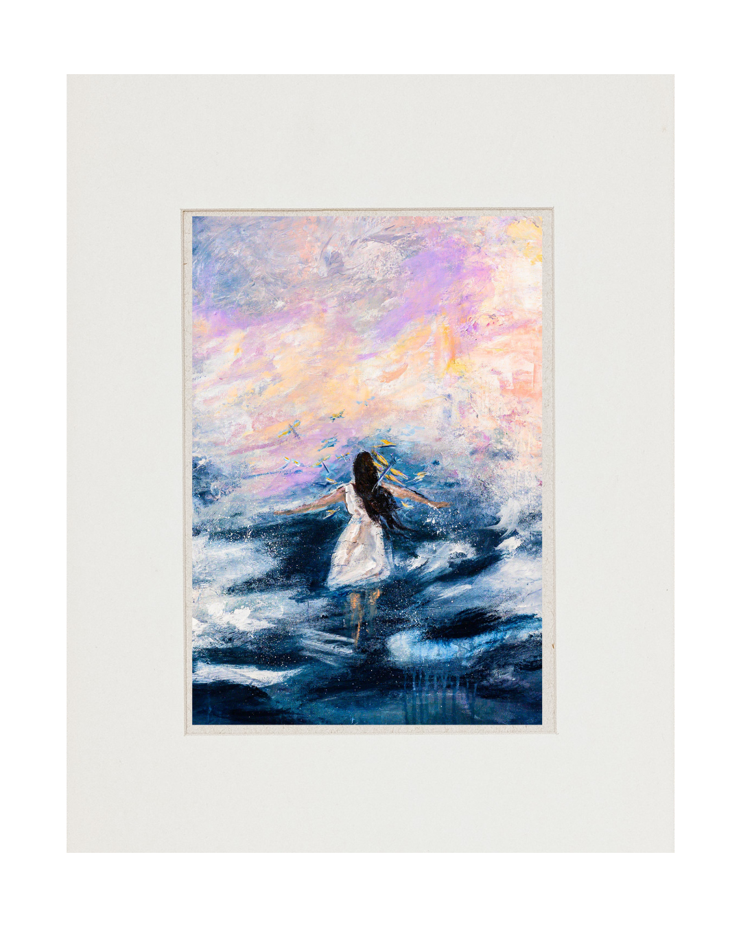 "Free With The Dragonflies" - Art Print