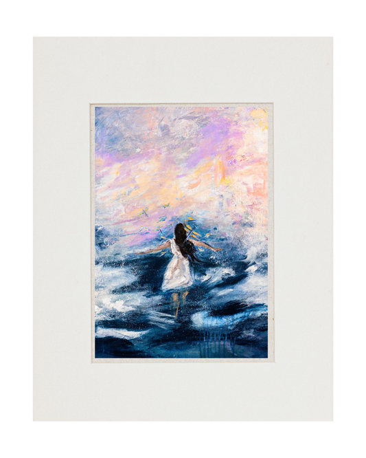 "Free With The Dragonflies" - Art Print